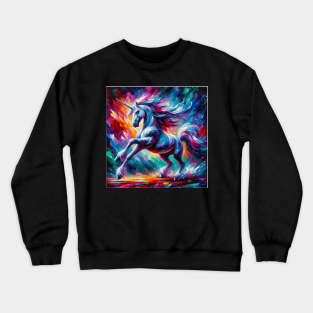 Unicorn Study - Fantasy AI Crewneck Sweatshirt